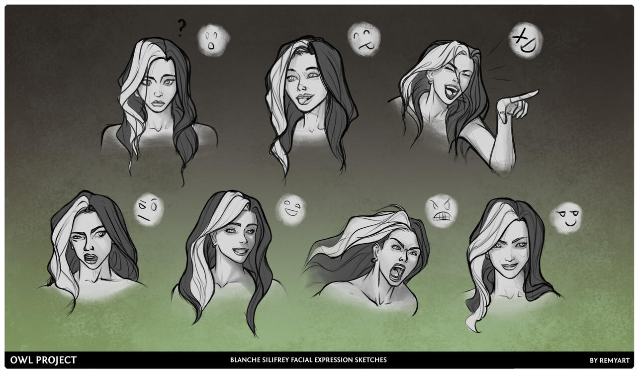 Character expressions - Owl Project