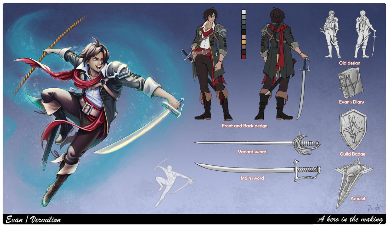 Character Design Seet - Pirate