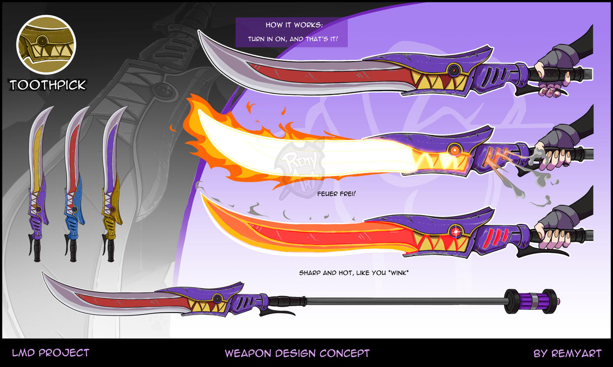 Weapon Design for personal project