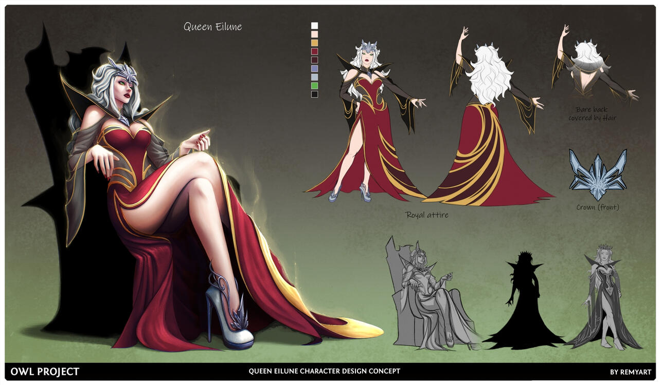 Character Design Sheet - Owl Project