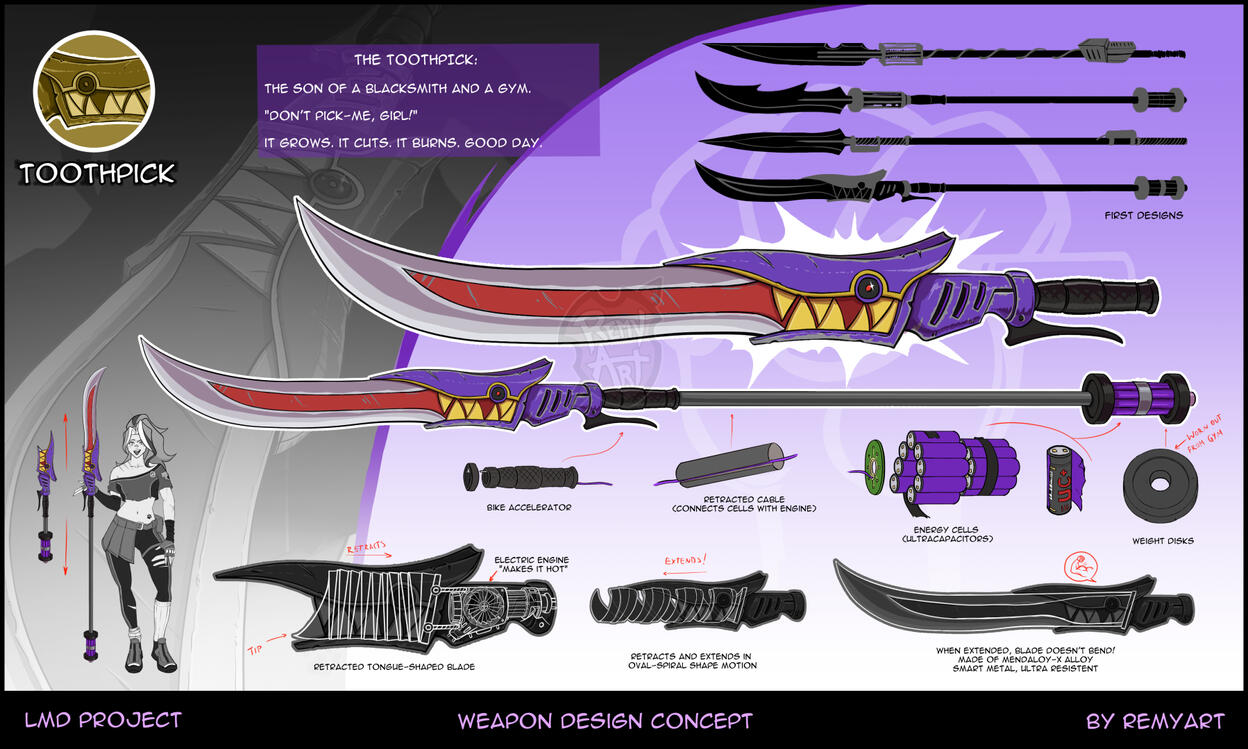 Weapon Design for personal project