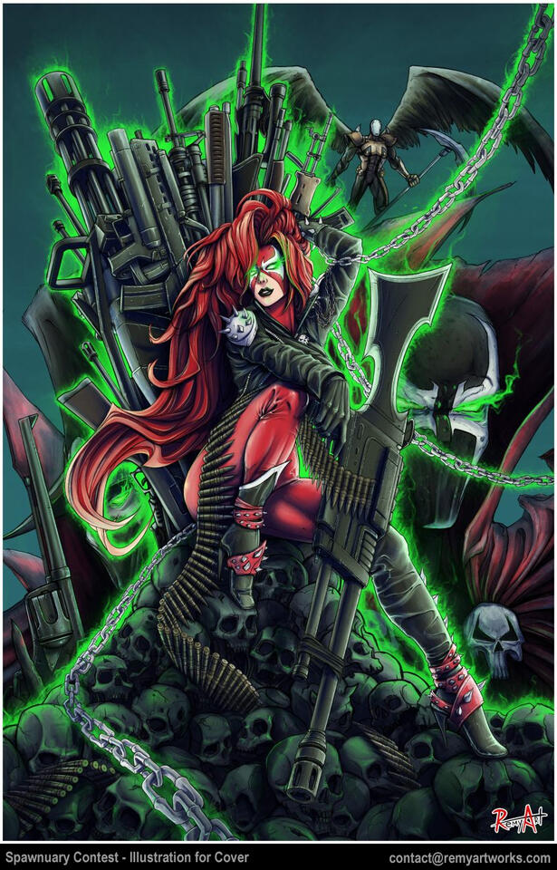 Scorched Cover for an official Spawn contest