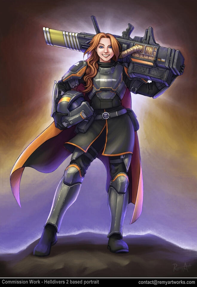Helldivers Girl