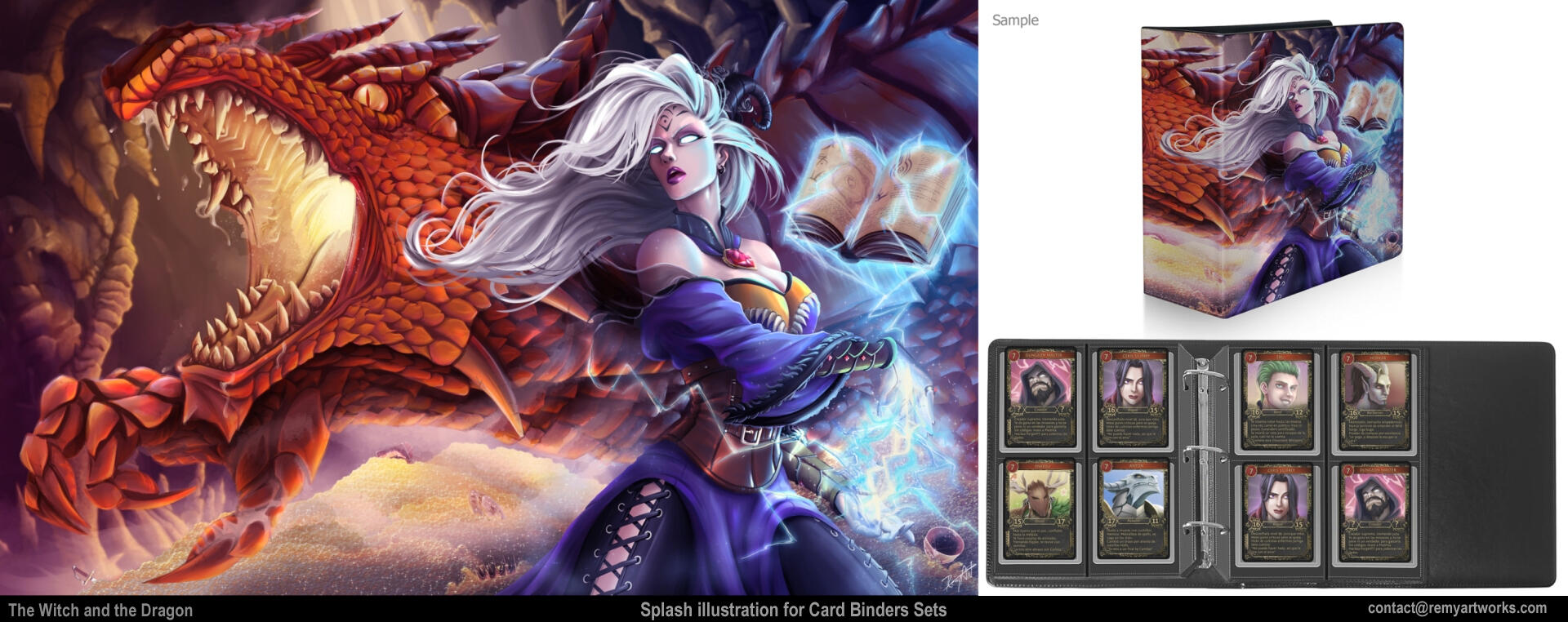 This was the first in a series of commissioned illustrations for Card Binders sold on Piratelab.com